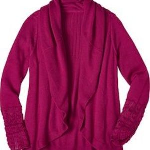 Hanna Andersson burgundy NEW XL sweater cardigan